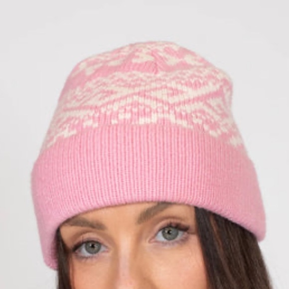 Brunette The Label Accessories - Brunette The Label Women's Fair Isle Knit Beanie
